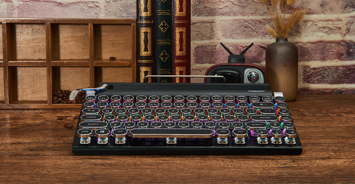 7KEYS® Retro Typewriter Keyboard