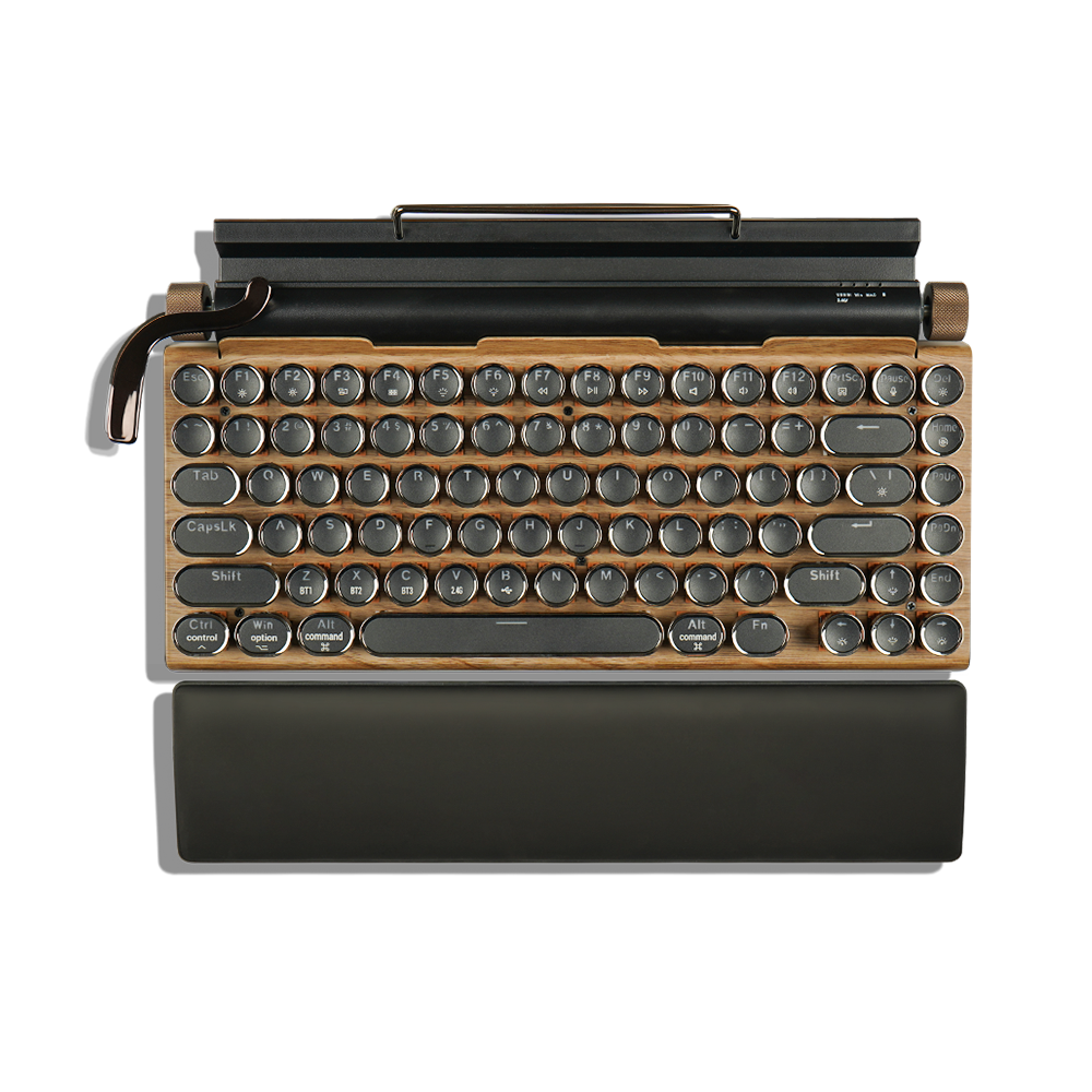 TW1867 Retro typewriter keyboard wood