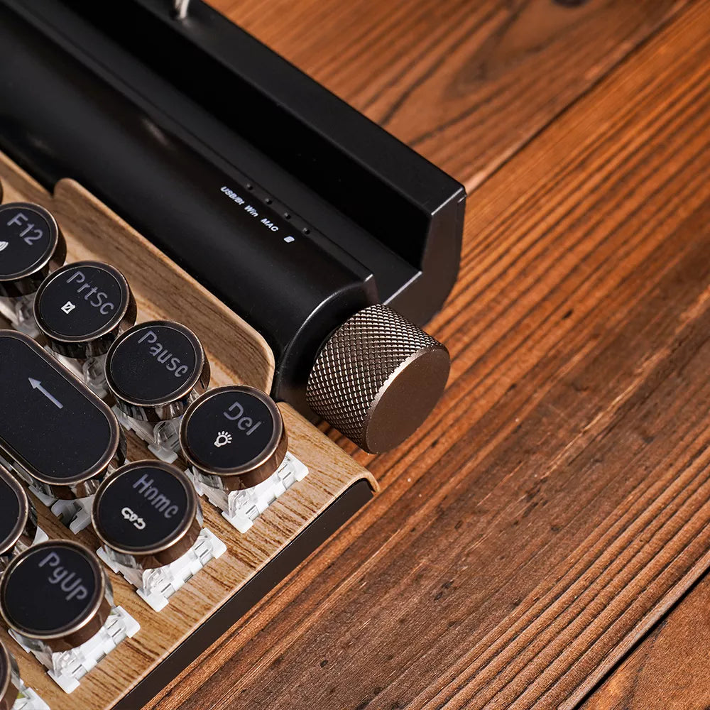 タッドバンディ TW1867 Retro typewriter keyboard wood