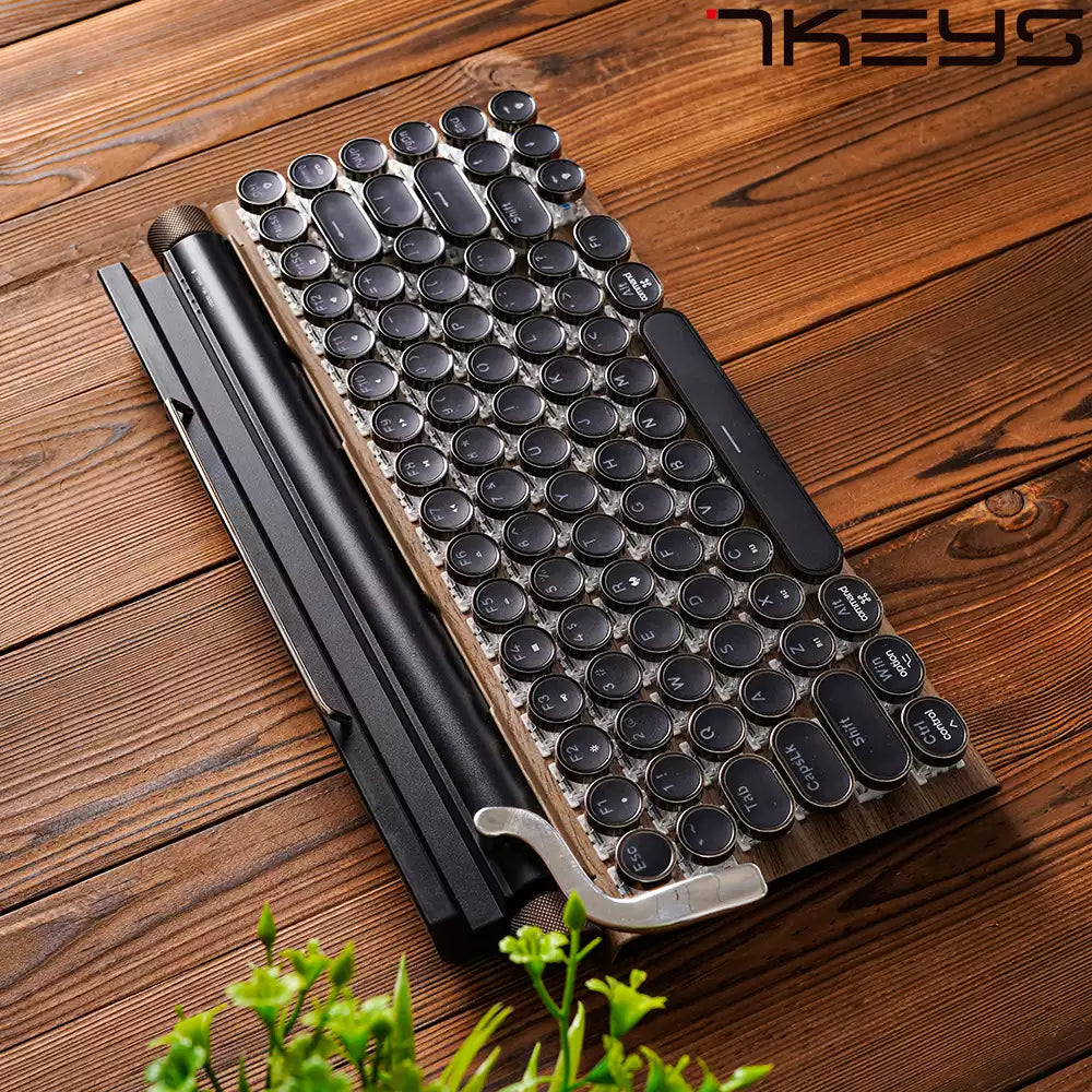 TW1867 Retro typewriter keyboard wood