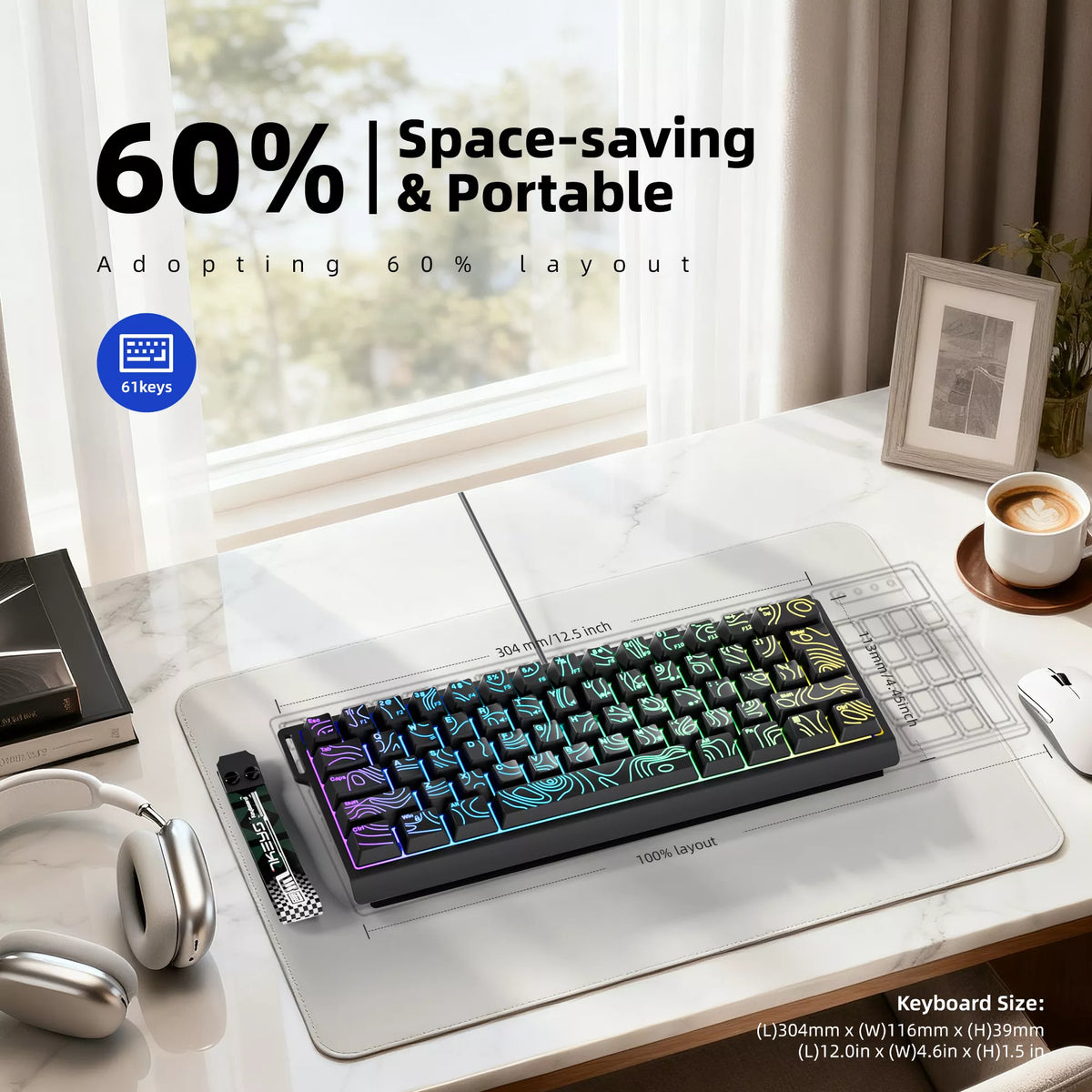 G61-5 RGB Gaming Keyboard