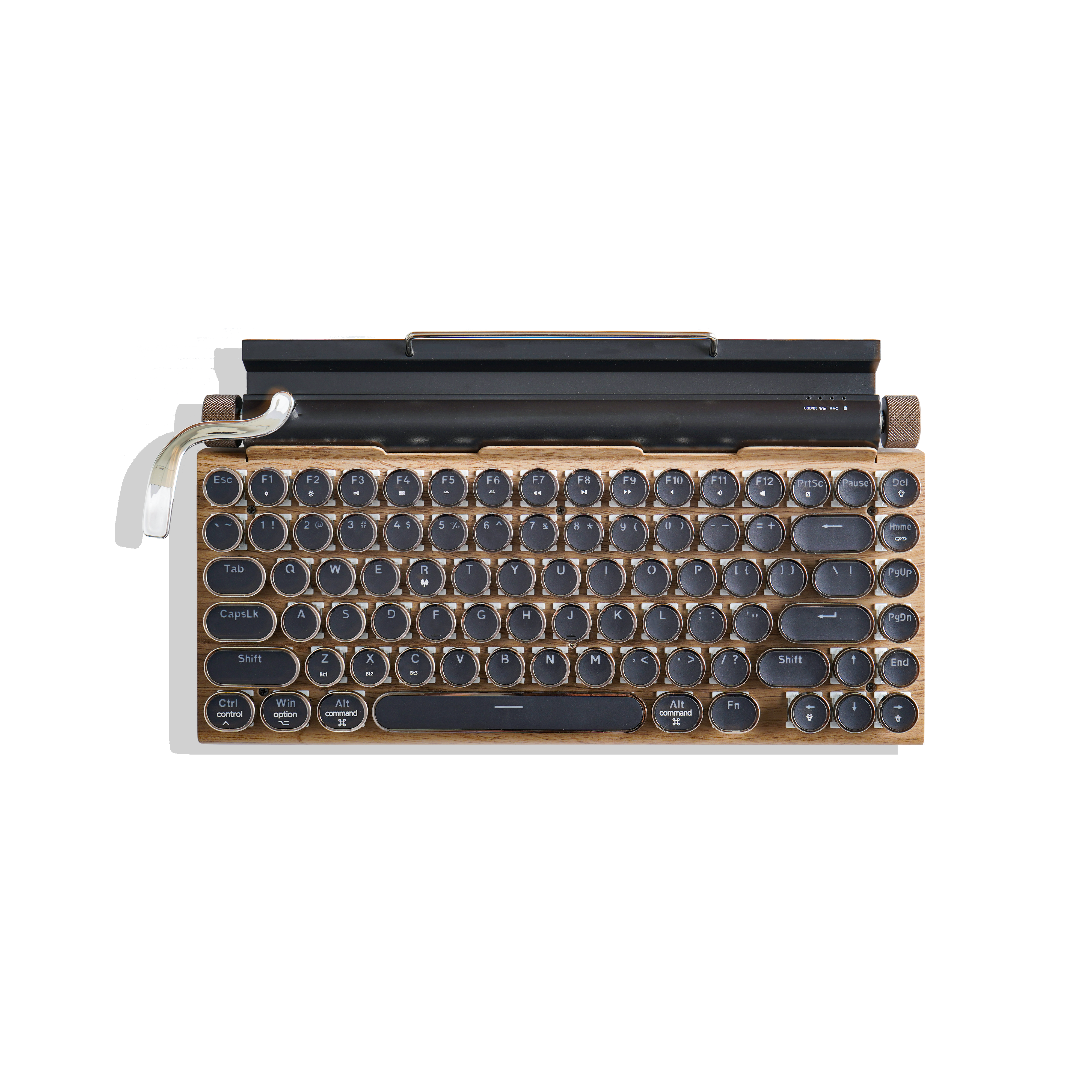 TW1867 Retro typewriter keyboard wood
