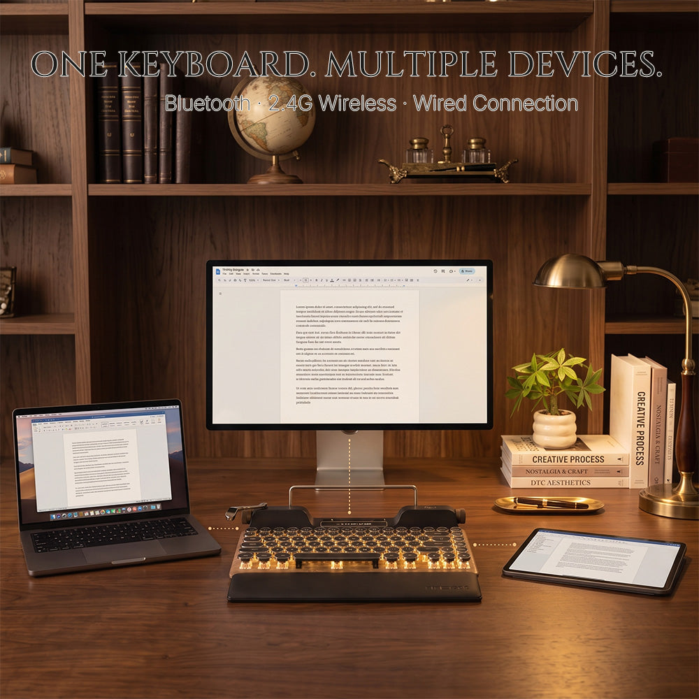 TW1868 Retro Typewriter Keyboard
