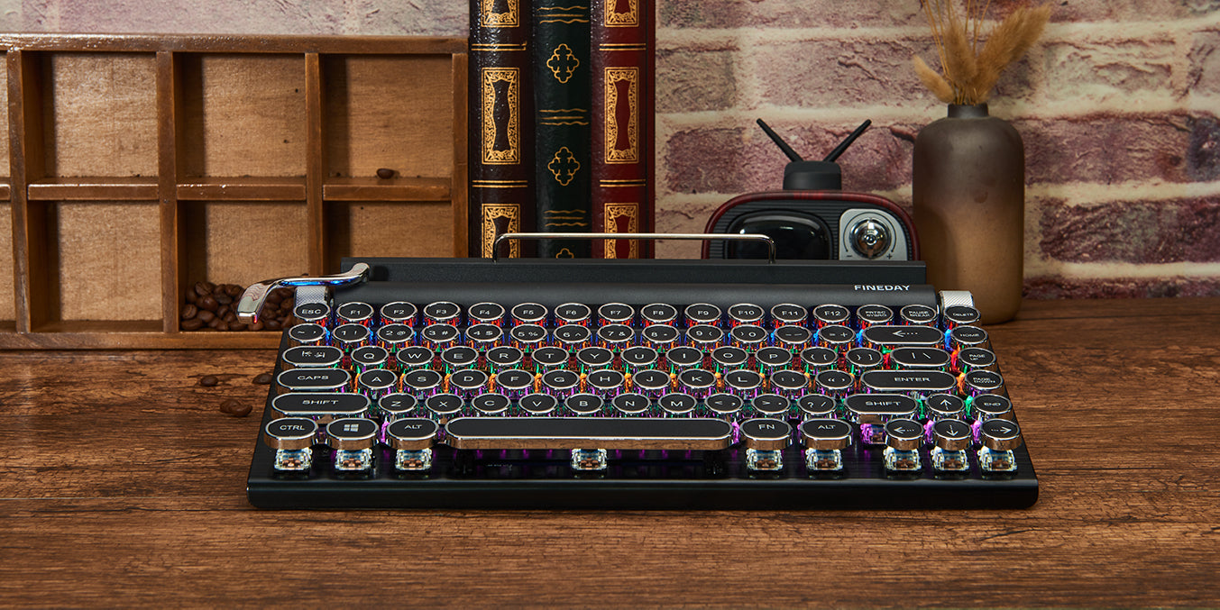 7KEYS® Retro Typewriter Keyboard